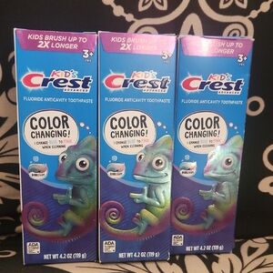 Crest Kid's Advanced Color Changing Toothpaste - Blue to Pink
